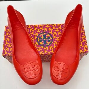 Tory Burch Bold Red Loafers 9m NWT